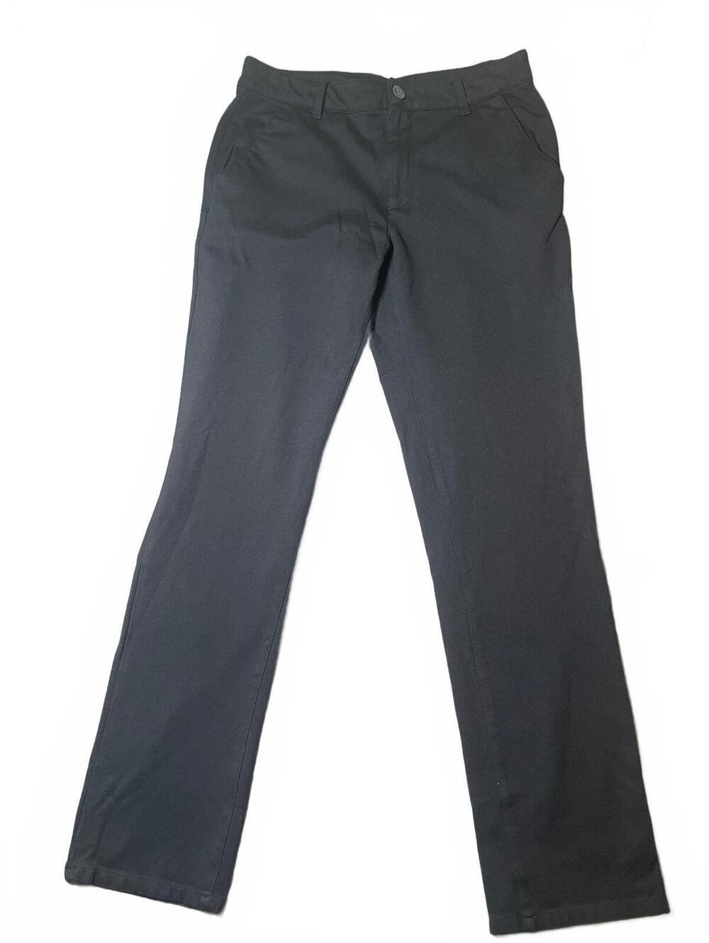 True Classic Black Athletic Dress Pants Slim Fit Chino Stretch size 30 EUC-128